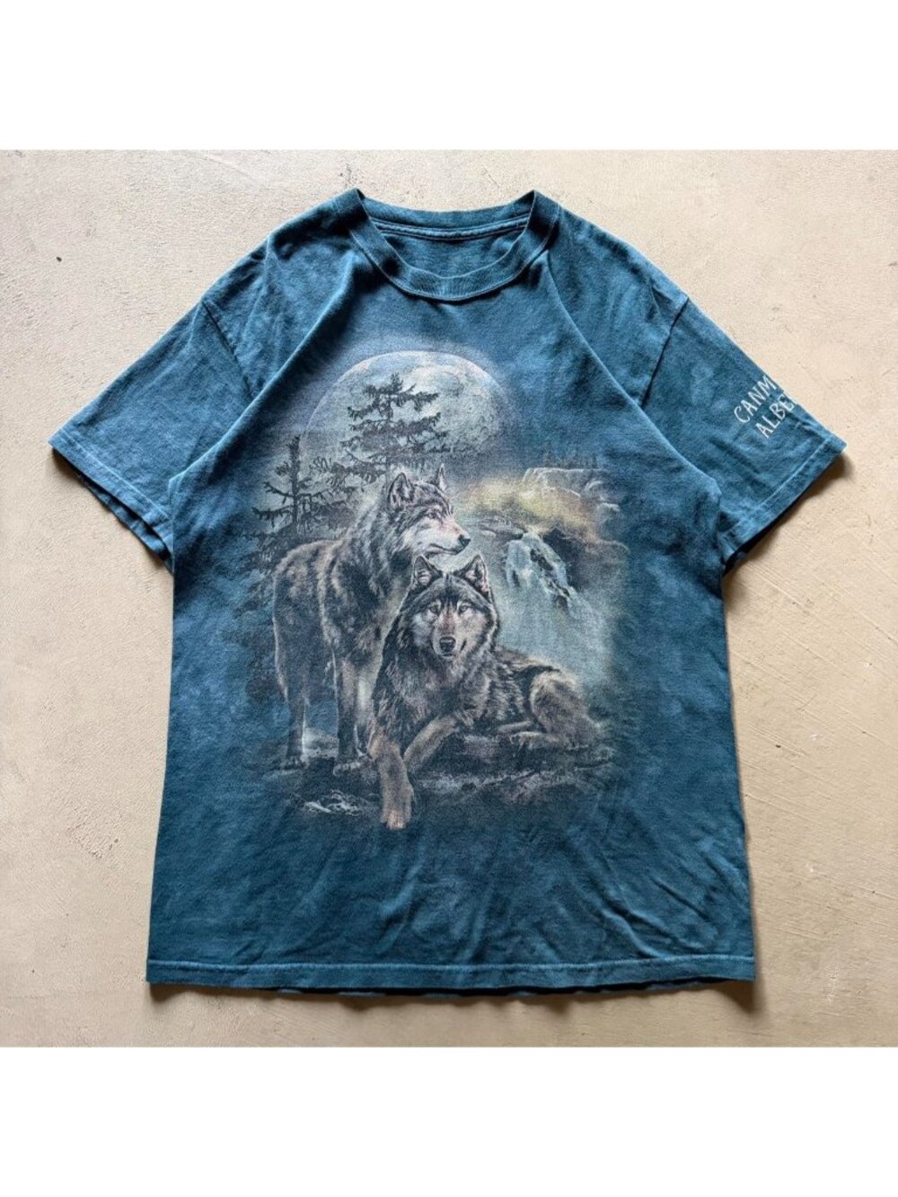 the mountain wolf family graphic tshirt